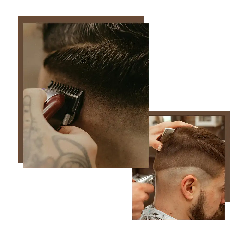 men haircut fade